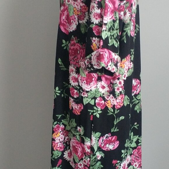 KAREN SCOTT SPORT Women's Plus Size Floral T-Shirt Dress Casual Comfy Loose - Picture 6 of 9